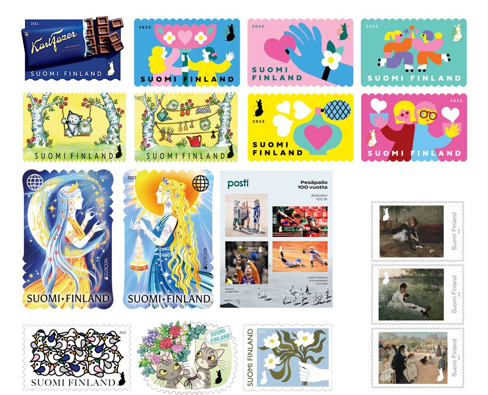 Suomen postimerkkivuosi 2022