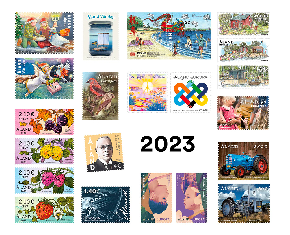 Ahvenanmaan postimerkit vuonna 2023