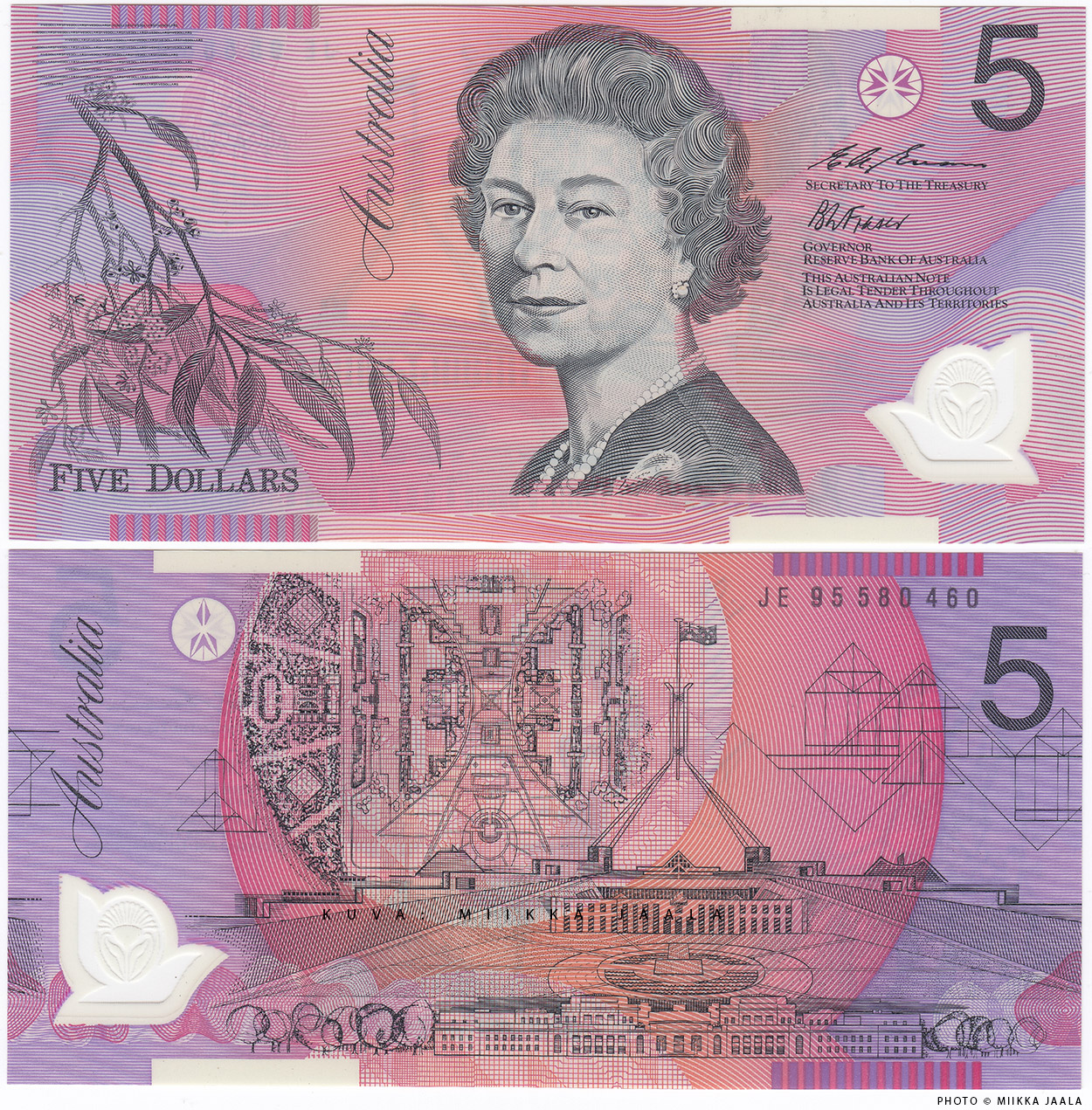 Australia päivittää viiden dollarin setelinsä – Elisabet vaihtuu alkuperäisasukkaisiin