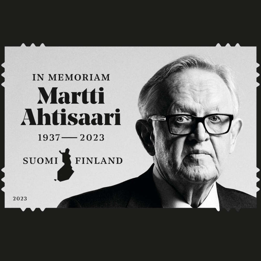 Martti Ahtisaaren muistolle surumerkki 15.12.2023