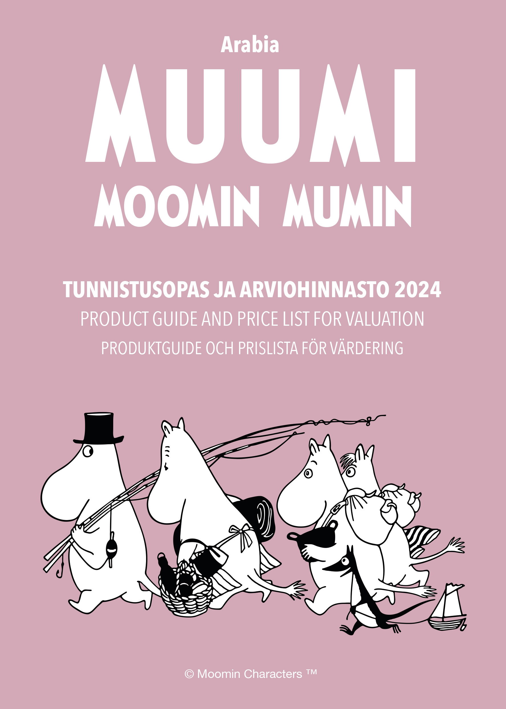 Arabia Muumi – Tunnistusopas ja arviohinnasto 2024